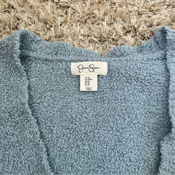 Fuzzy cropped cardigan - Picture 4 of 6